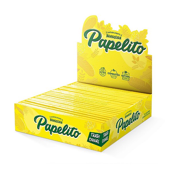 Seda Papelito Tradicional King Size Display Com 25 Un